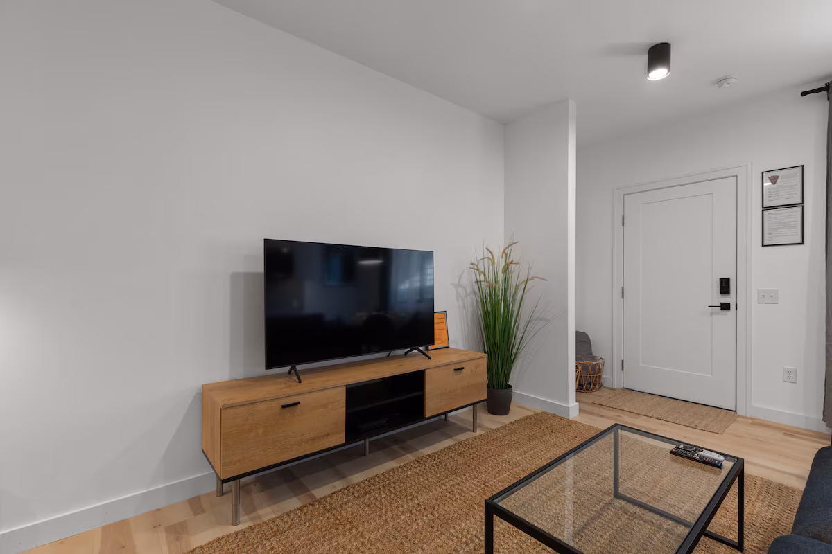 Living room with TV